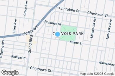 Map image of the property - 3555 Louisiana Ave