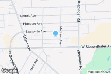 Map image of the property - 3617 El Paso Ave