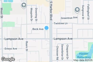 Map image of the property - 12402 Darnell St
