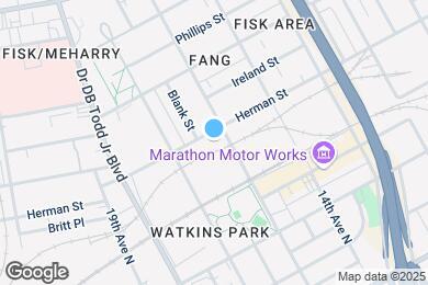 Map image of the property - 1601 Herman St