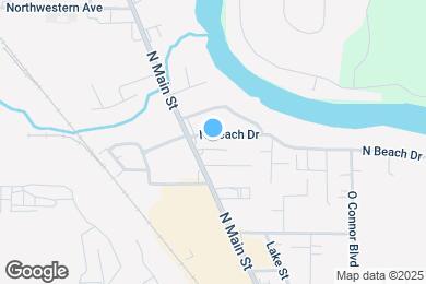 Map image of the property - 103 N Beach Dr