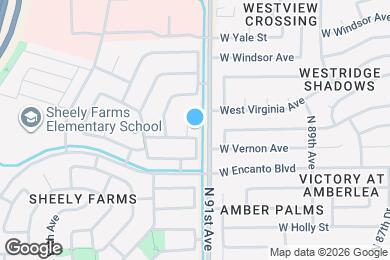 Map image of the property - 2207 N 91st Ln