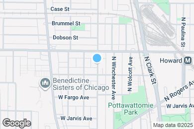 Map image of the property - 7522 N Damen Ave