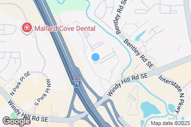 Map image of the property - Furnished Studio-Atlanta - Marietta - Windy Hill
