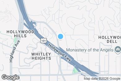 Map image of the property - Cahuenga Heights