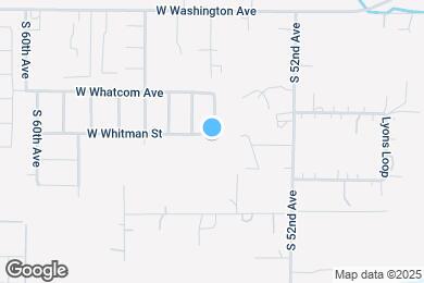 Map image of the property - 5400 W Whitman St