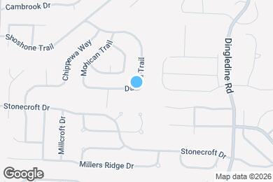 Map image of the property - 1400 Navaho Trail