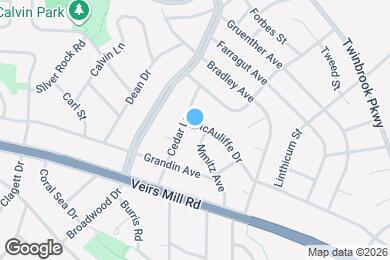 Map image of the property - 1703 McAuliffe Dr