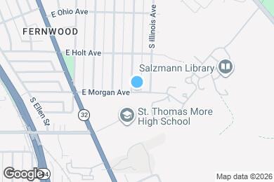 Map image of the property - 3474 S Indiana Ave