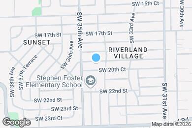 Map image of the property - 3440 SW 20th St