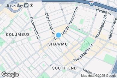 Map image of the property - 552 Tremont St