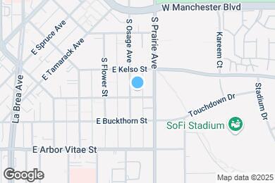 Map image of the property - 628 S Osage Ave