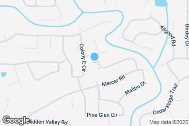 Map image of the property - 1436 High Meadow Dr