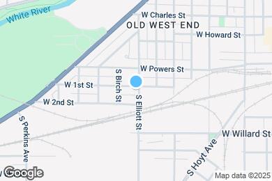 Map image of the property - 1001 W 1st St