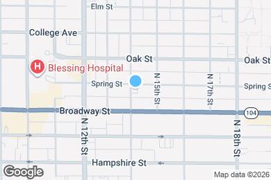 Map image of the property - 426 N 14th St