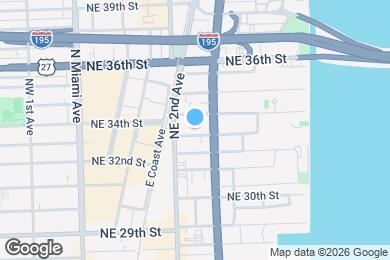 Map image of the property - 245 NE 33rd St