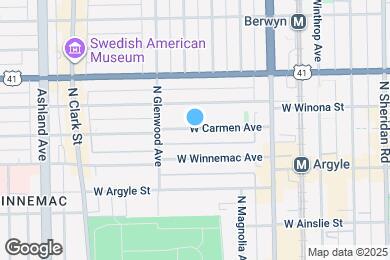 Map image of the property - 1335 W Carmen Ave