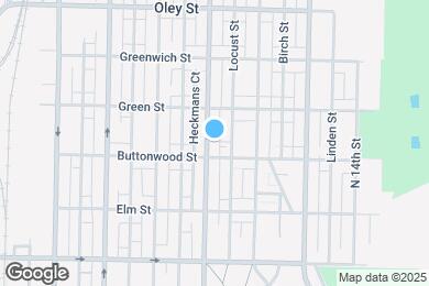 Map image of the property - 413 N 11th St