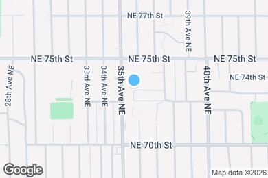 Map image of the property - 7318 35th Ave NE