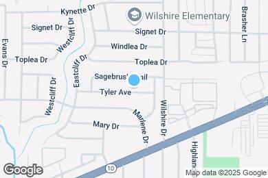 Map image of the property - 1612 Tyler Ave