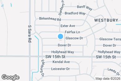 Map image of the property - 10408 Glascow Dr