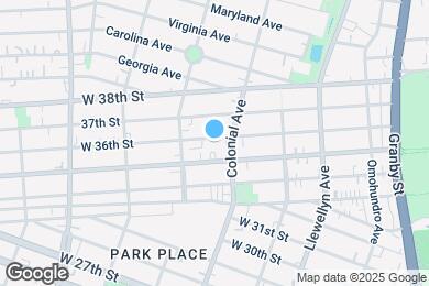 Map image of the property - 535 W 36th St