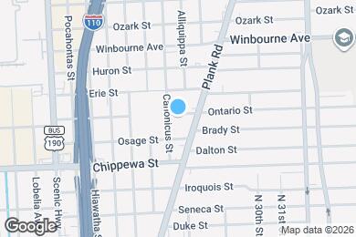 Map image of the property - 2616 Ontario St