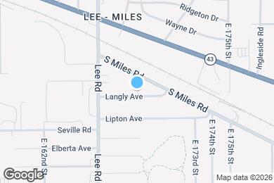 Map image of the property - 16801 Langly Ave
