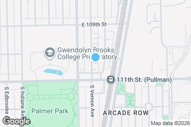 Map image of the property - 11023 S Vernon Ave