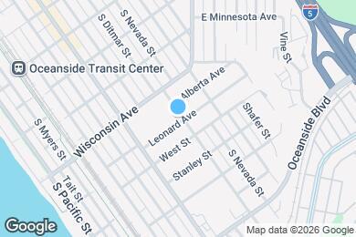 Map image of the property - 716 Leonard Ave