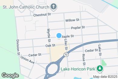 Map image of the property - 606 Maple St