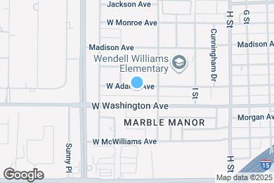 Map image of the property - 1221 West Adams Avenue