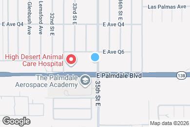 Map image of the property - 3305 E Palmdale Blvd