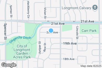 Map image of the property - 1701 20th Ave