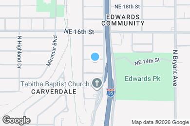 Map image of the property - 2520 NE 14th St