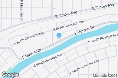 Map image of the property - 2121 E Upriver Dr