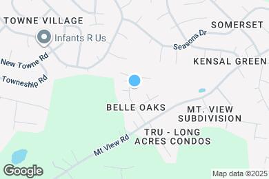 Map image of the property - 3724 Belle Oaks Dr