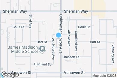 Map image of the property - 7009 Coldwater Canyon Ave