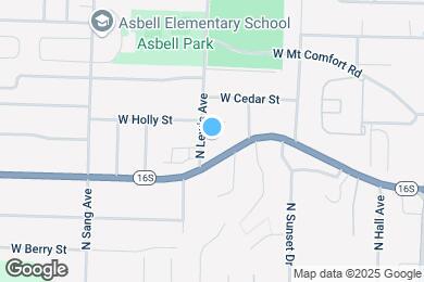 Map image of the property - 1218 N Lewis Ave