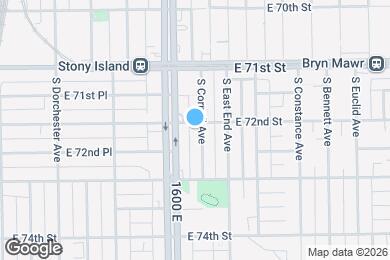 Map image of the property - 7204 S Cornell Ave