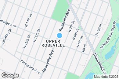 Map image of the property - 479 Roseville Ave