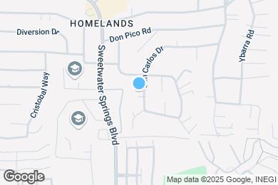 Map image of the property - 3346 San Carlos Dr
