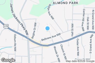 Map image of the property - 818 Woods Dr NW