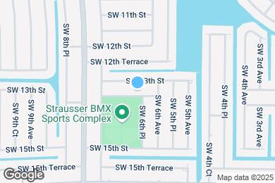 Map image of the property - 617 SW 13th Terrace