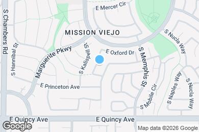 Map image of the property - 16056 E Oxford Dr