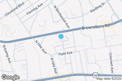 Map image of the property - 2726 Hollywood Terrace