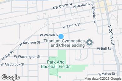 Map image of the property - 712 W Madison St