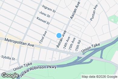 Map image of the property - 99-11 Ascan Ave