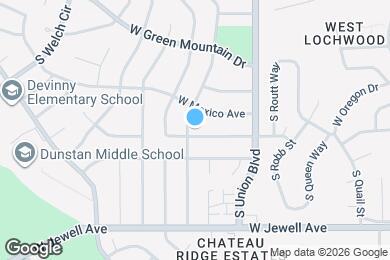 Map image of the property - 12097 W New Mexico Ave