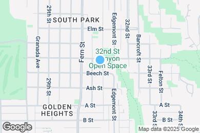 Map image of the property - 1520 31st St